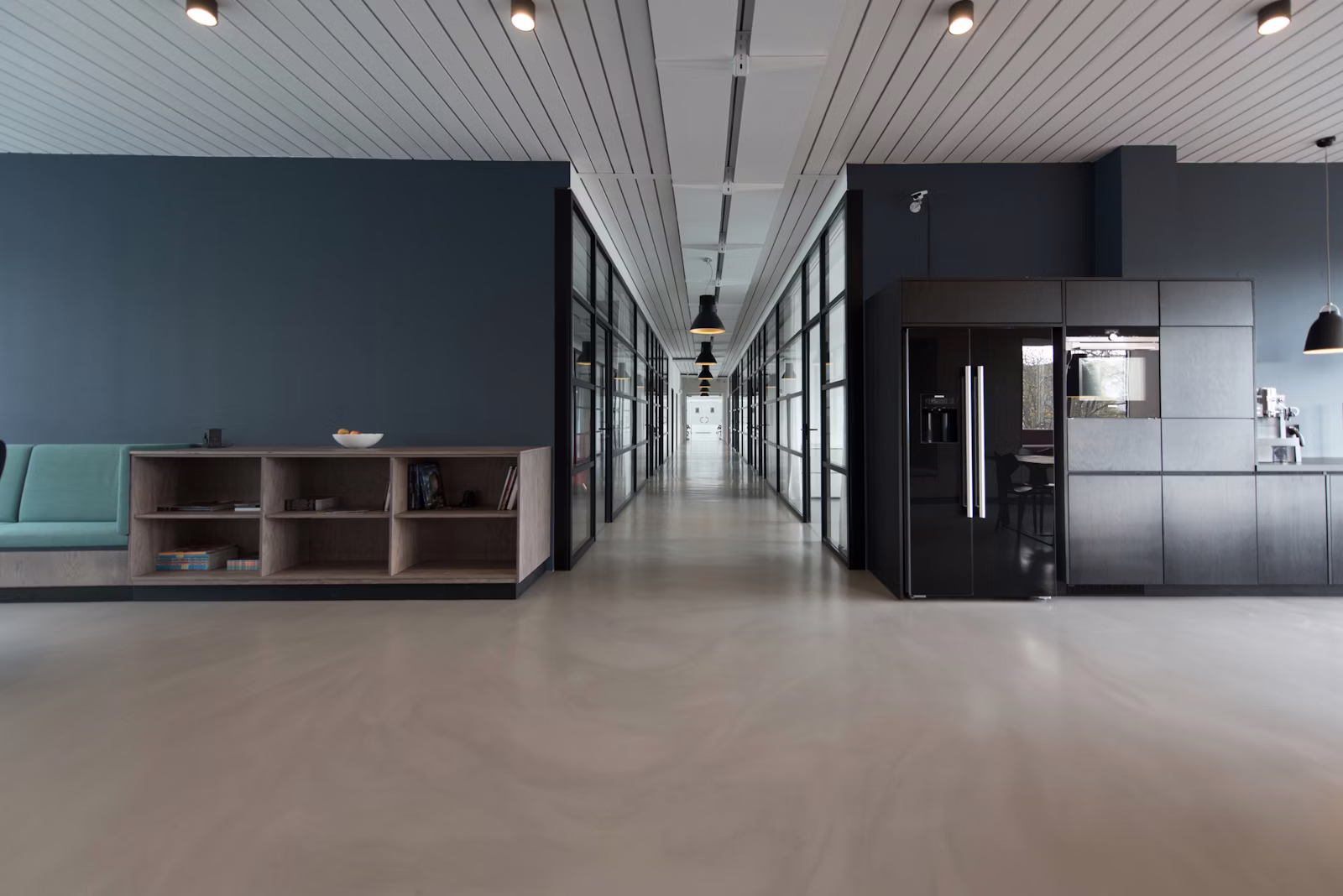 Modern Swiss office interior